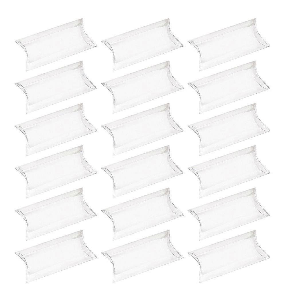 Boxes Clear Pillow Candy Case for Storage 50Pcs Pack