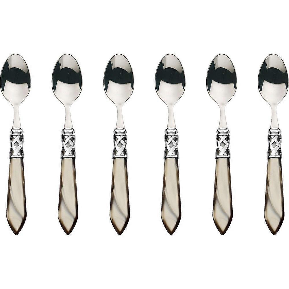  Bugatti Aladdin 6 espresso spoons ALCOMN4208