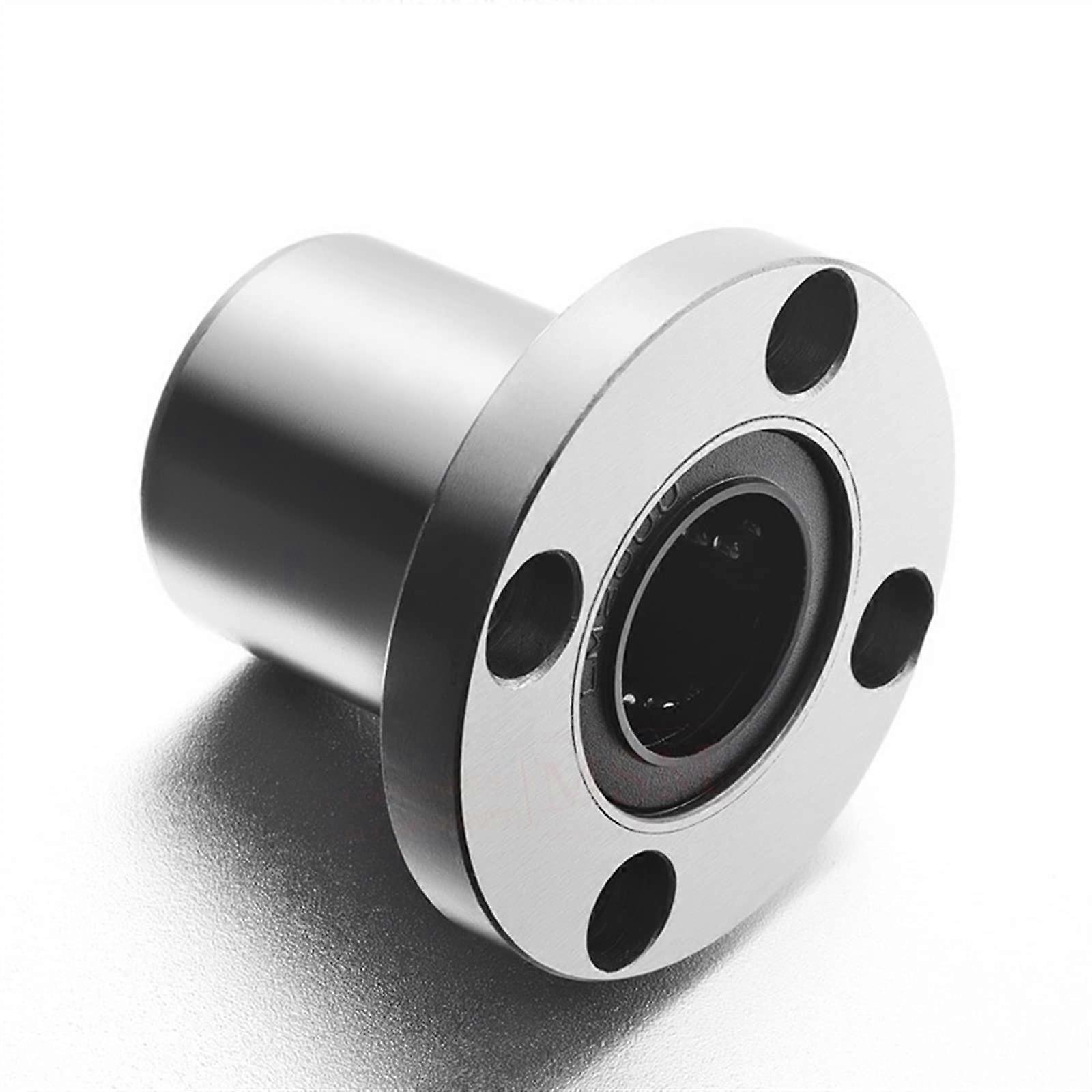 Round Flange Linear Bearing LMF35UU 35mm Durable Smooth Motion for CNC and 3D Printer 2Pcs