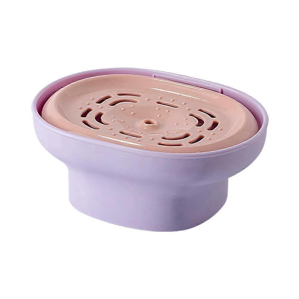 Automatic Dish Soap Dispenser with RustResistant Protection for Kitchen Sink, Purple Plastic