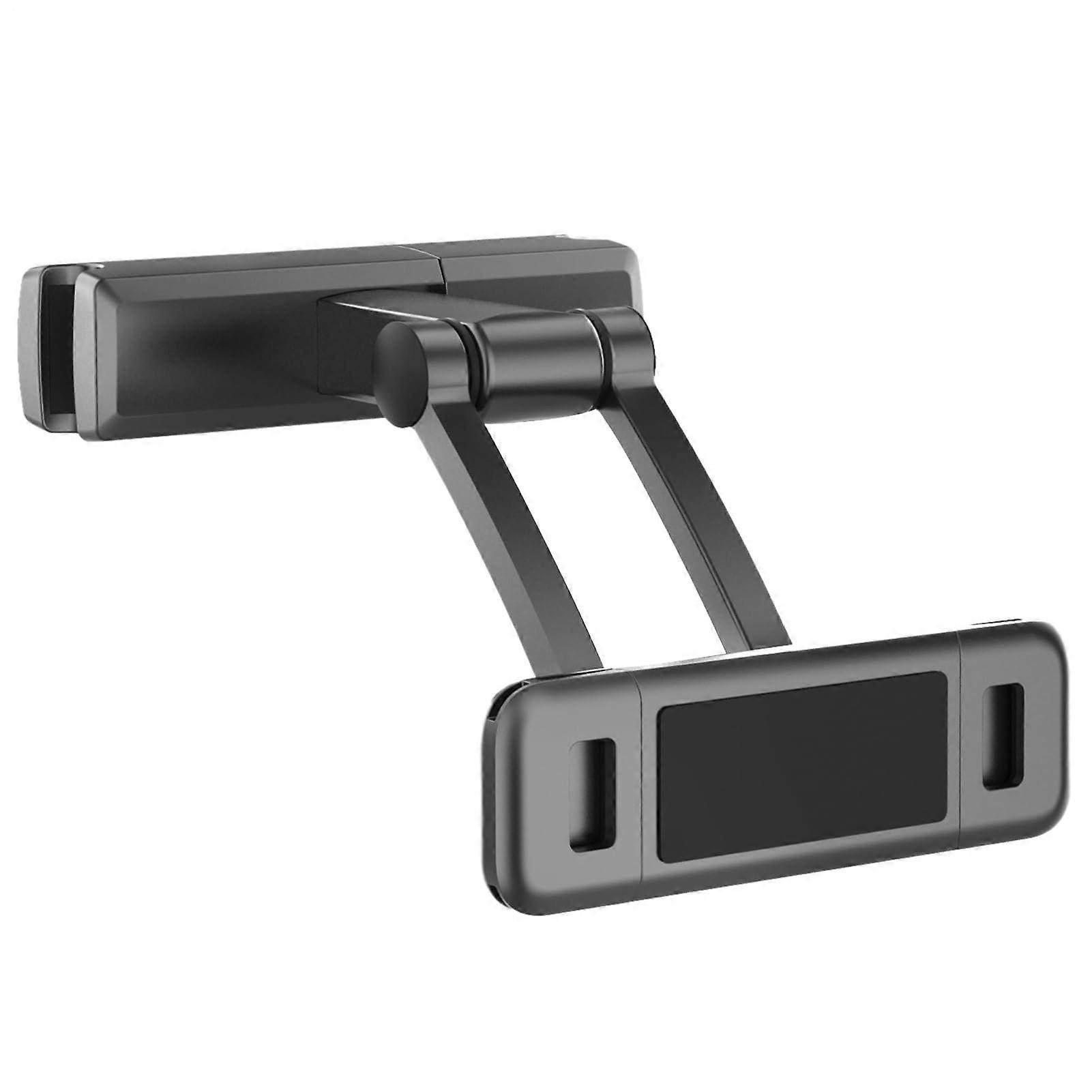 Car Headrest Tablet Holder with Adjustable Viewing Angle and Stable Clamp for Tablets and Phones