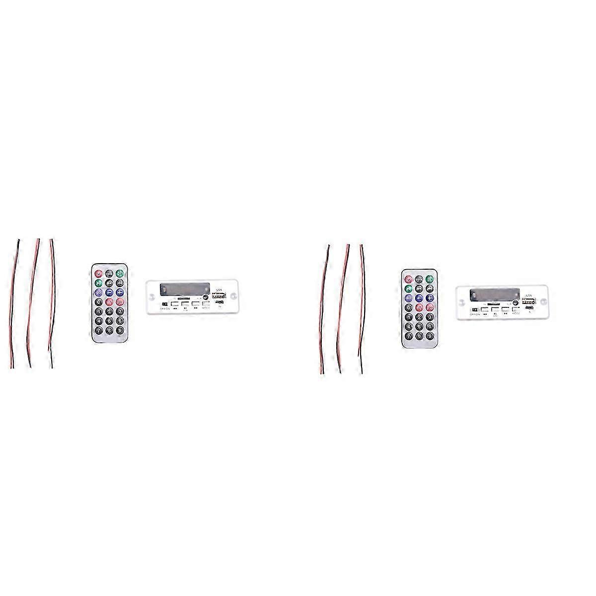 12V Bluetooth MP3 Decoder Board 50W Amplifier Silver