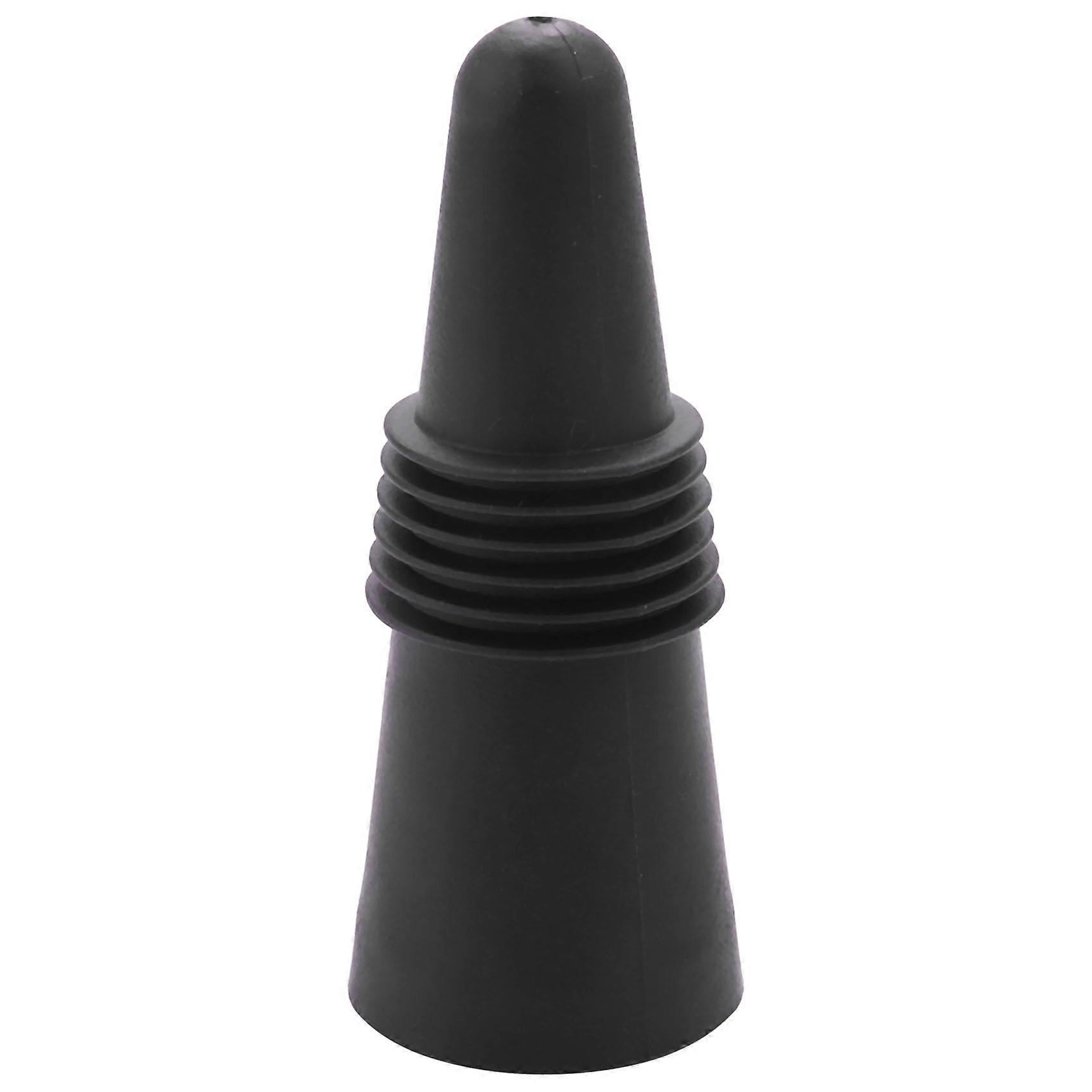 Vinproppar (5-pack), Silikonproppar för vinflaskor och dryckesflaskor, Svarta