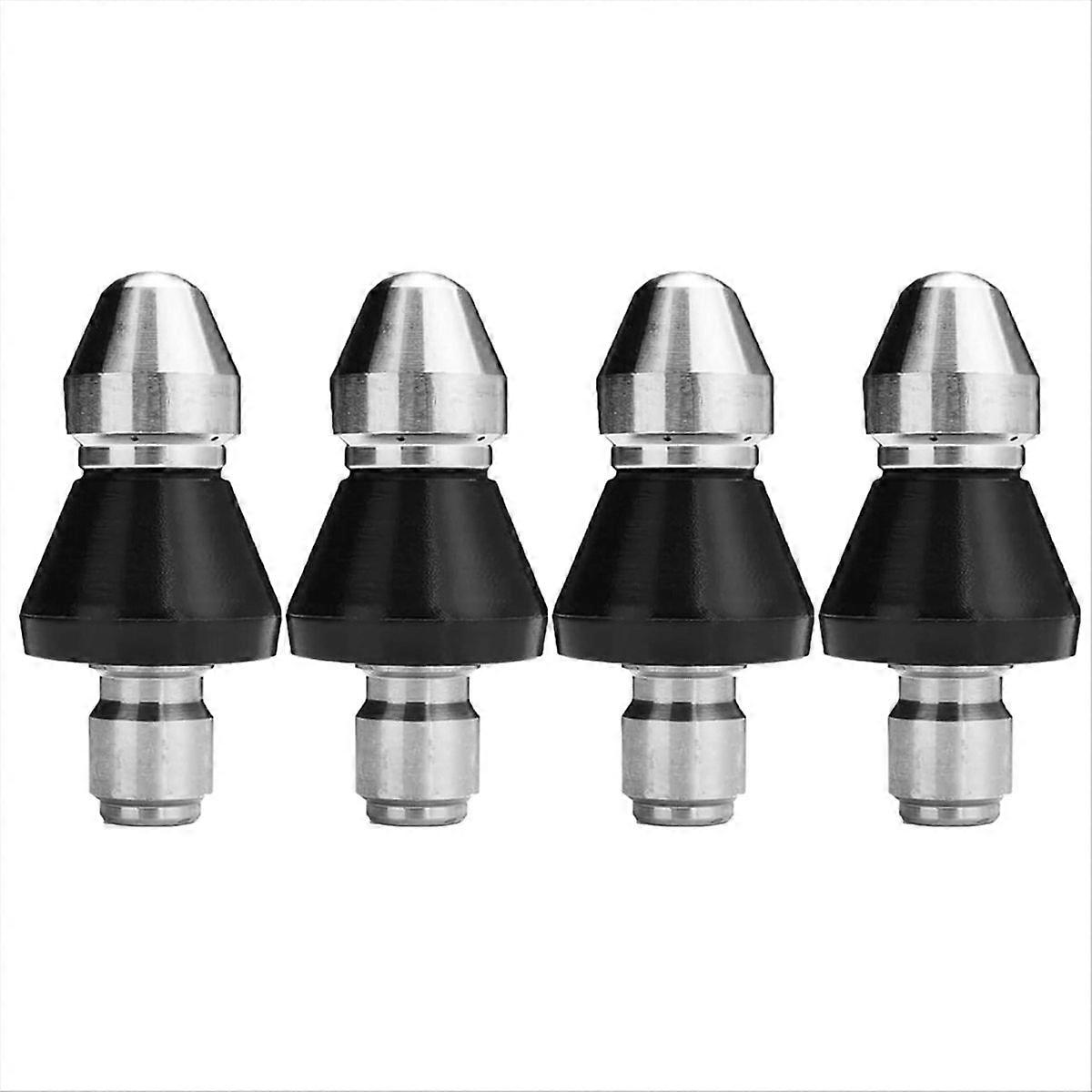 4PCS Sewer Cleaning Tool High Pressure Nozzle Pipe Unclogger Nozzle,B
