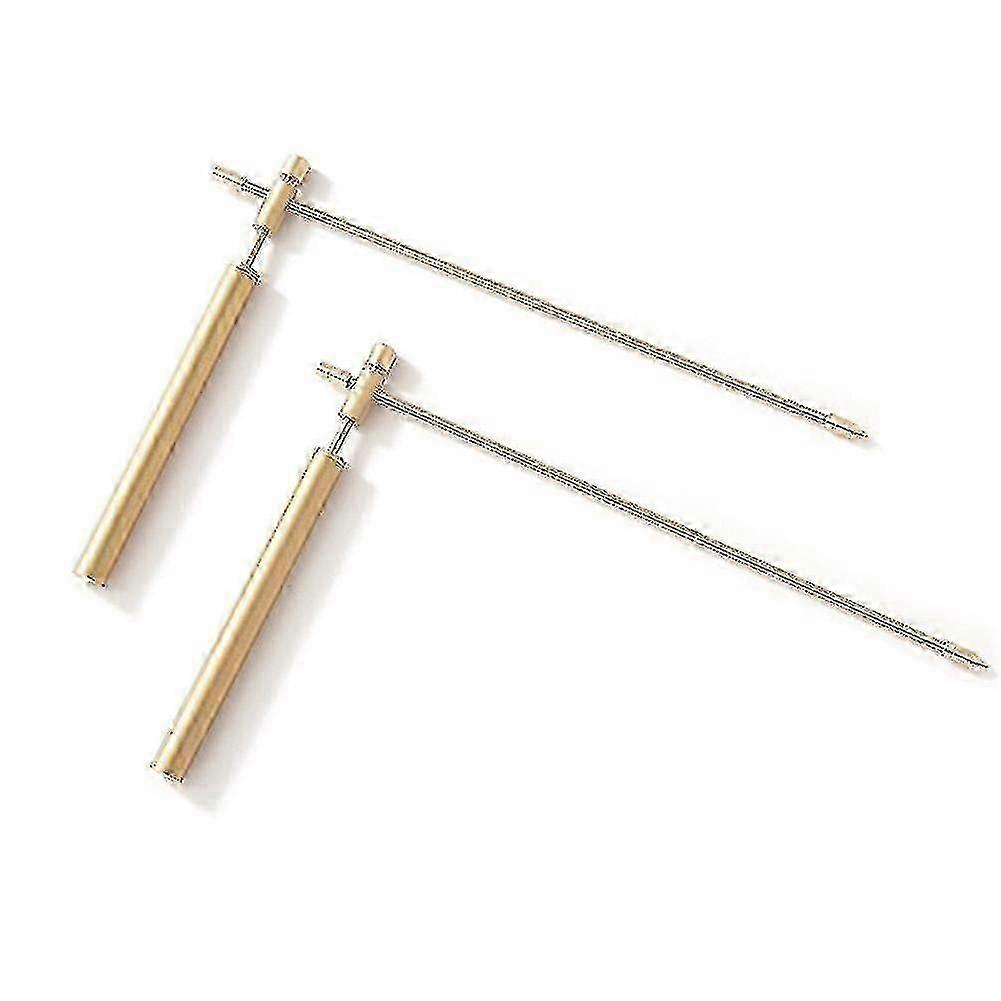Copper Dowsing Rod Pair Professional Water Witching Detector Adjustable 2025