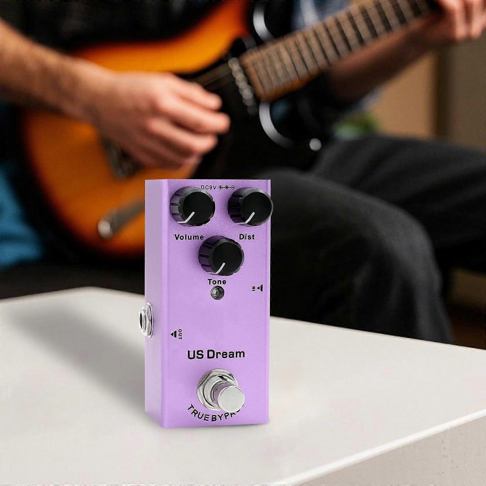 Function Guitar Effects Pedal Distortion Overdrive Delay Tremolo