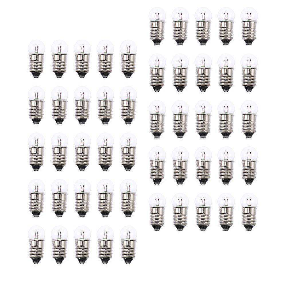 Mini Light Bulbs Glass Base for DIY Science Projects Quantity 50Pcs