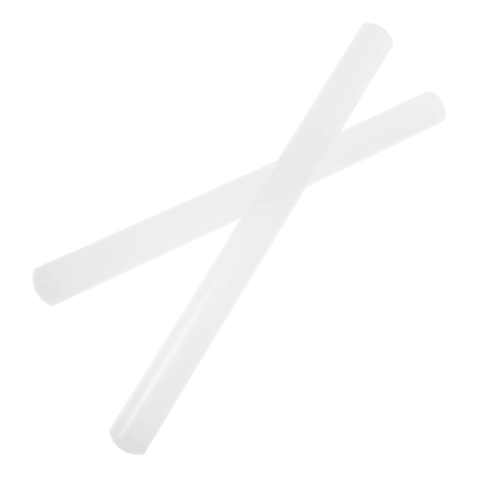 Baking Rolling Pin for Dough Preparation 2Pcs White Plastic Set