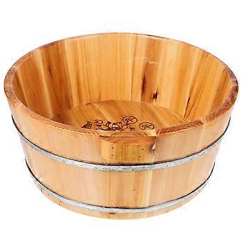 Spa Basin Wood Foot Bucket Reusable Foot Bath Basin for Feet Washing Home Use Soaks