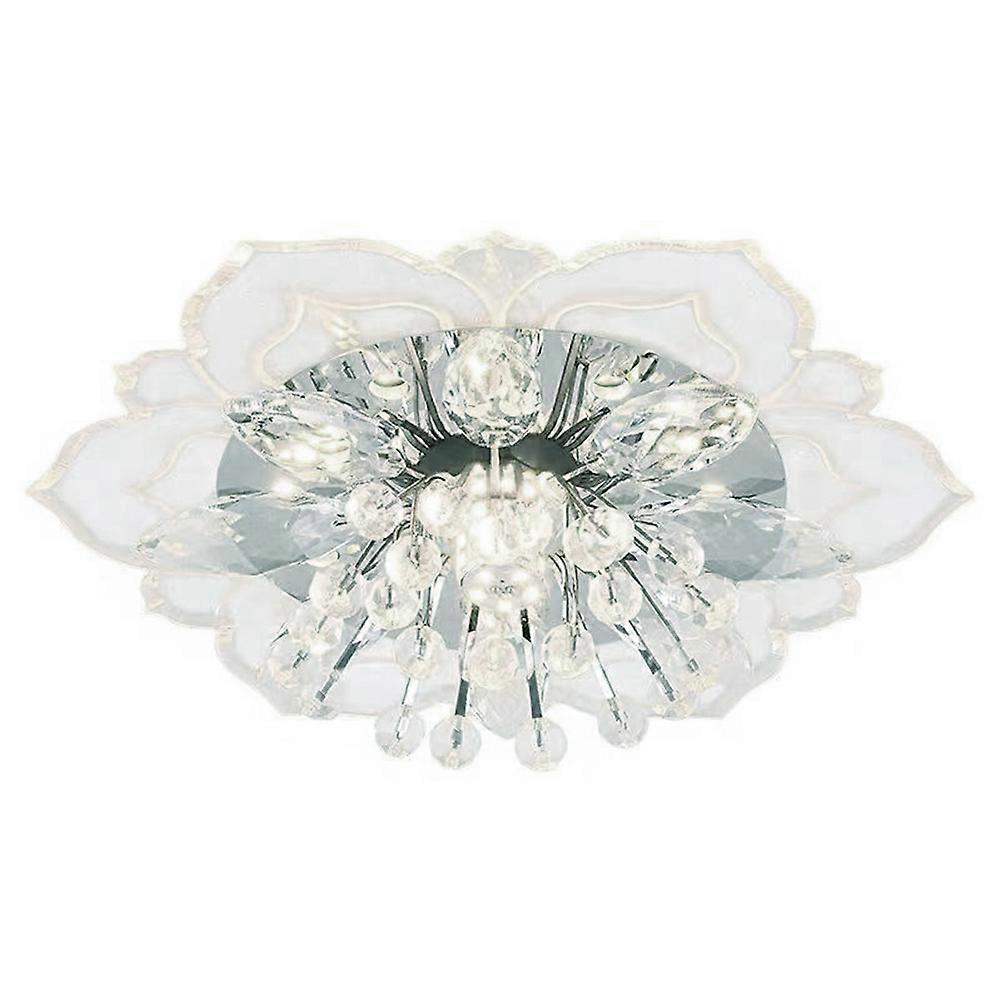 White Crystal Ceiling Lamp Creative Indoor Light 1Pcs