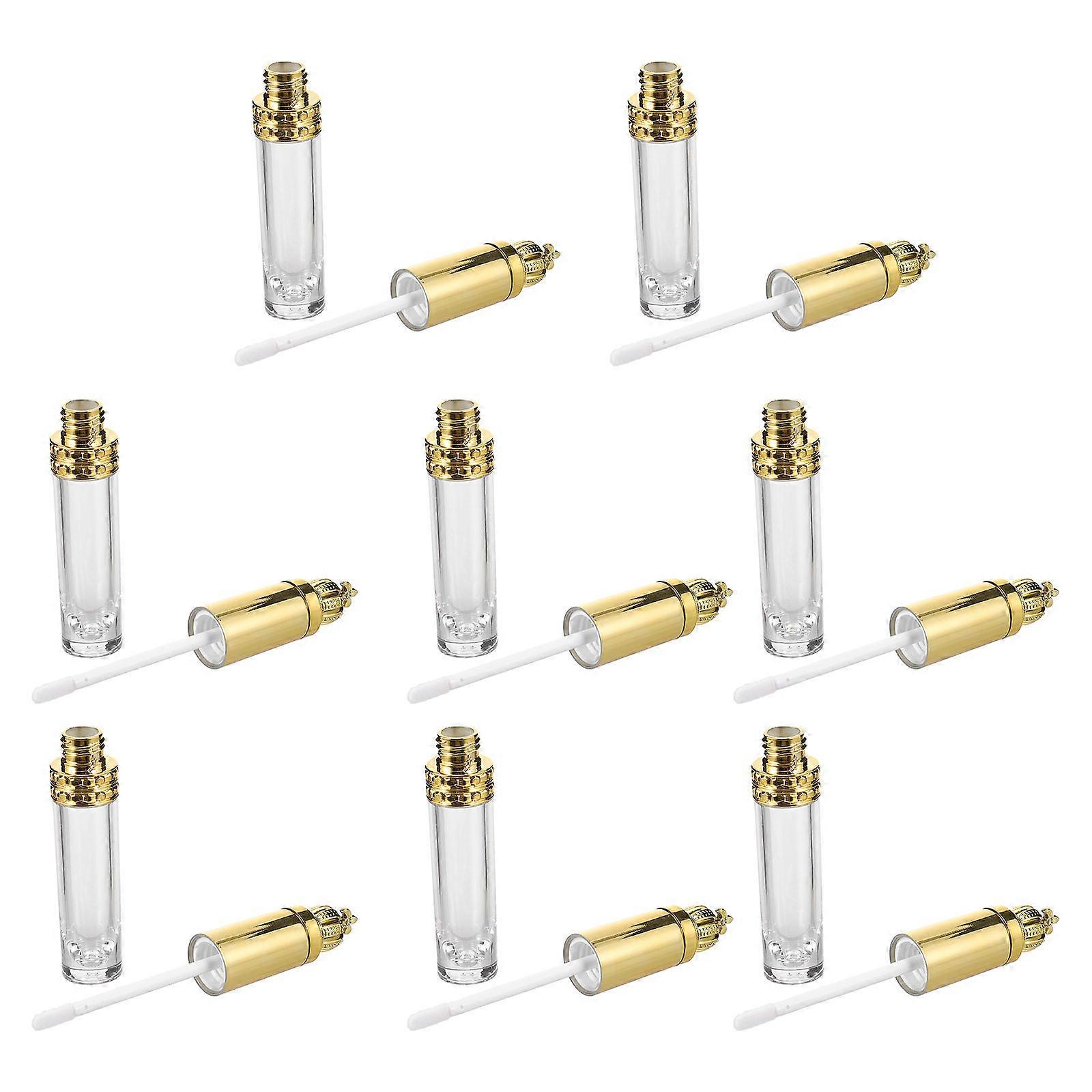 Gloss Tubes Plastic for Storage Use 16Pcs 8Ml Refillable Bottles