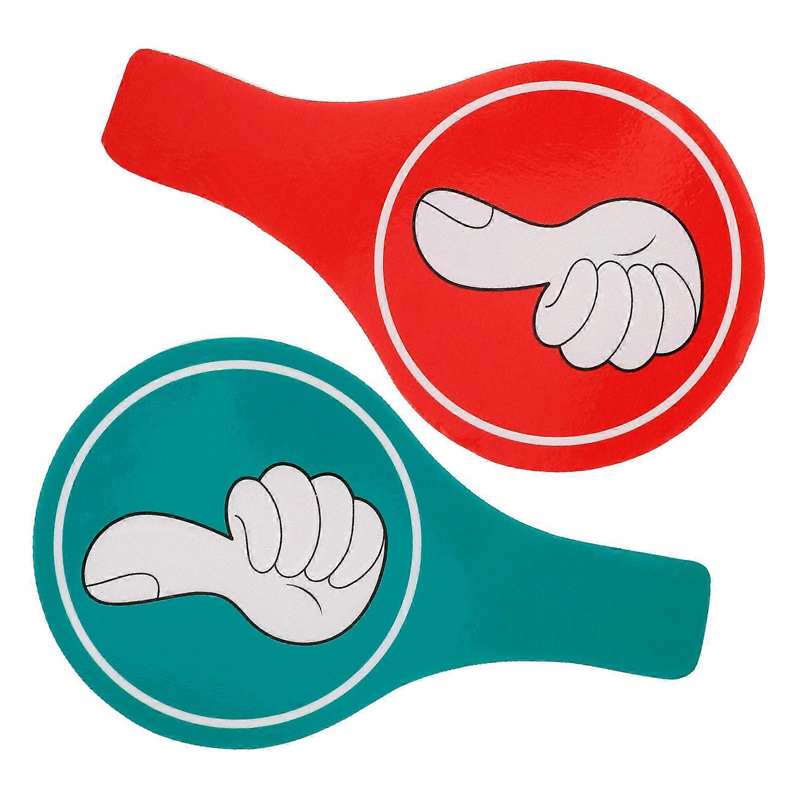 Thumbs Up Thumb Down Voting Paddle for Classroom Use 1Set Assorted Color