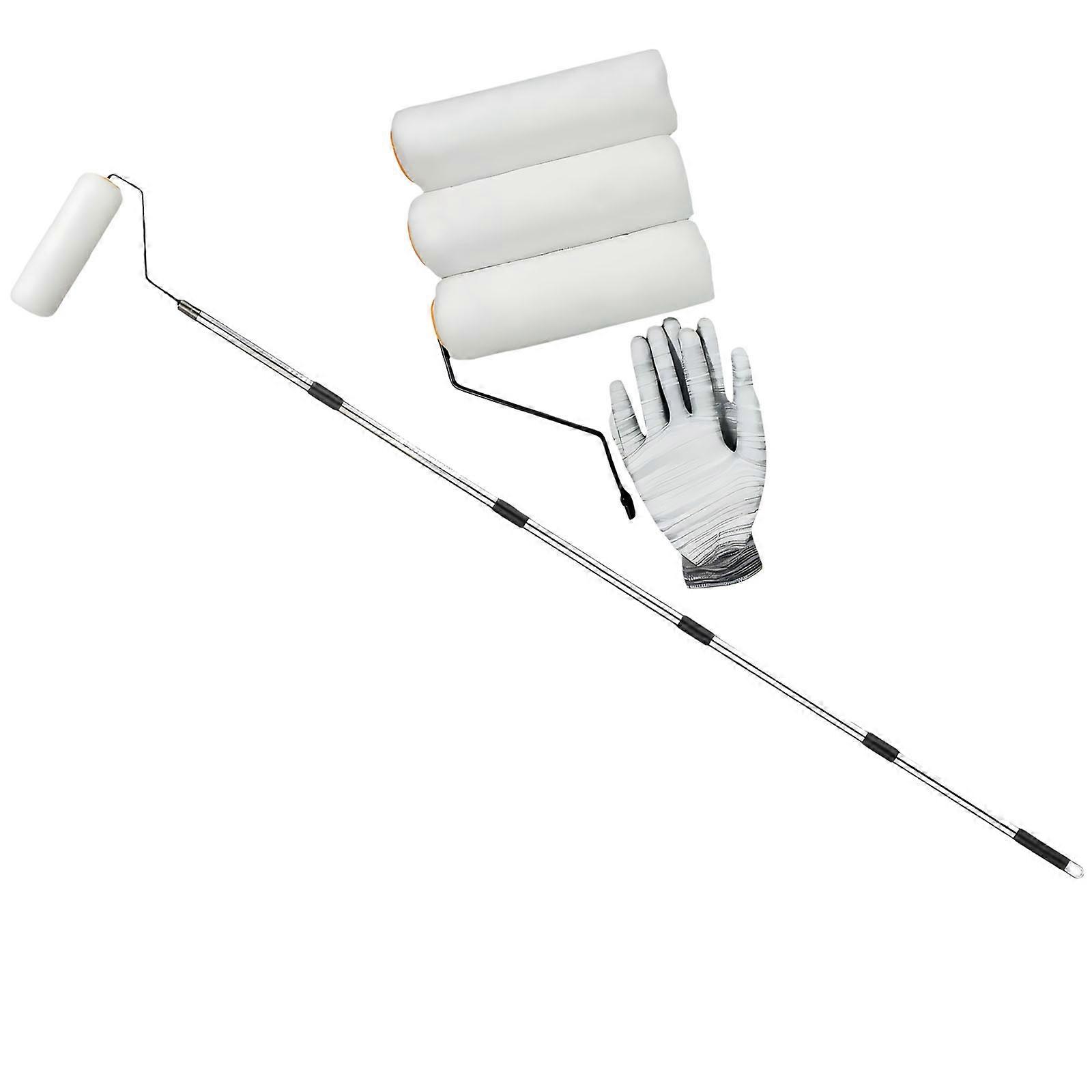 9 Inch Effective Paint Roller combination With 170cm Metal Extension Handle For Indoor Walls  5