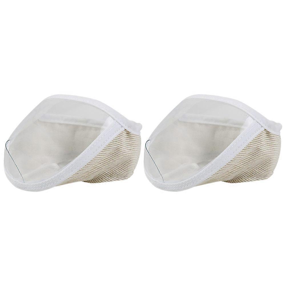 Household Kitten Muzzles Cat Muzzle for Grooming 2Pcs Grey Polyester