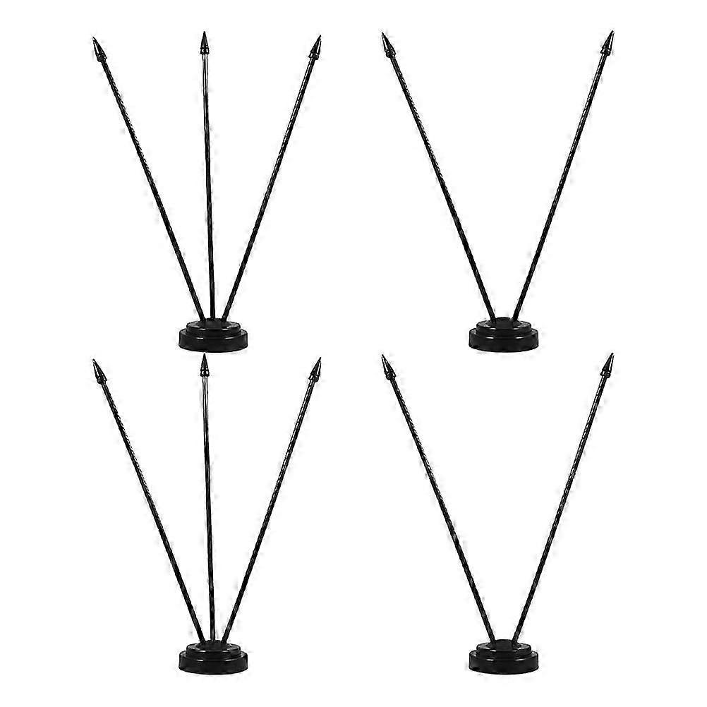 Flagpole Base Set 4Pcs for Mini Desk Flag Holder Indoor Office Display