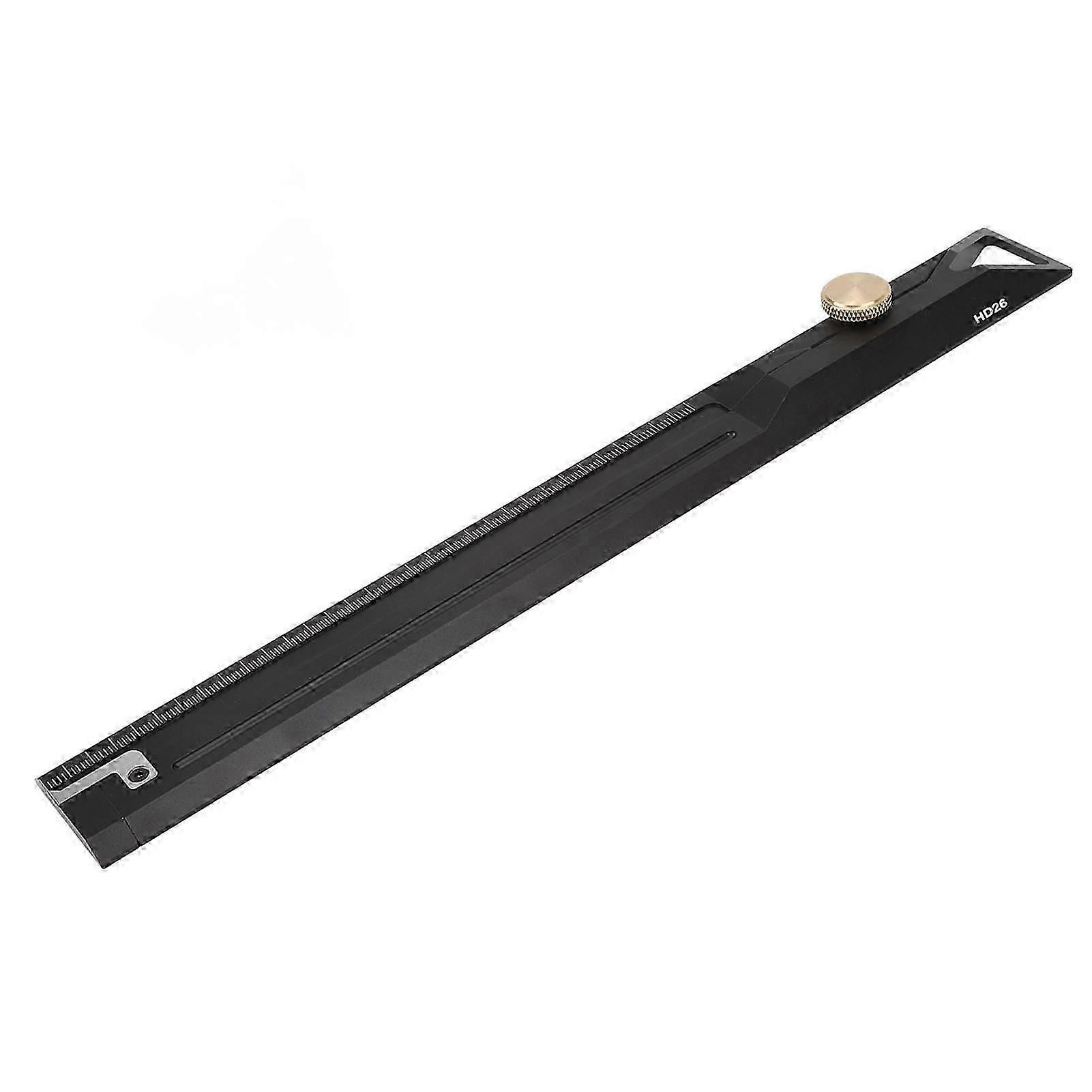 Aluminum Alloy 25cm Straight Ruler Precise Scale for Drawing