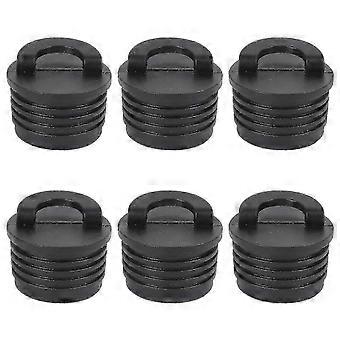 Pack Of 6 Silicone Kayak Scupper Bungs Black Boots Stopper Universal Kayak Scupper