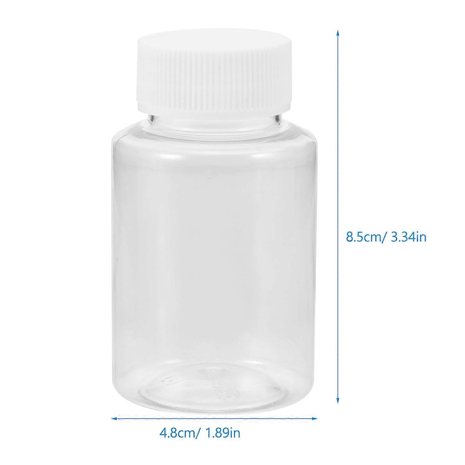 6 st små flaskor oljeprovflaska tomma provflaskor flytande konserveringsflaskor med lock 100 ml