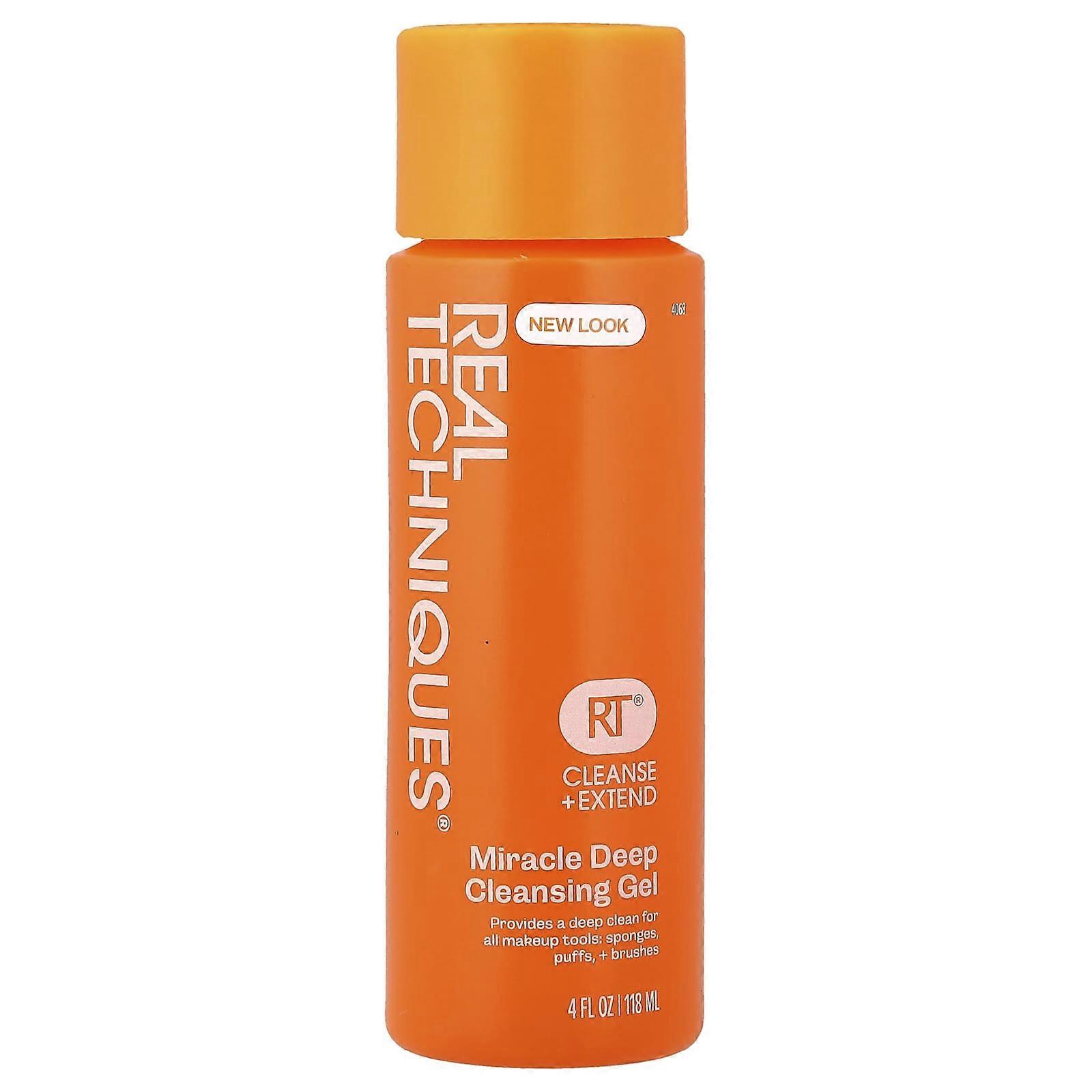 Real Techniques, Miracle Deep Cleansing Gel, 4 fl oz (118 ml), 3-Pack