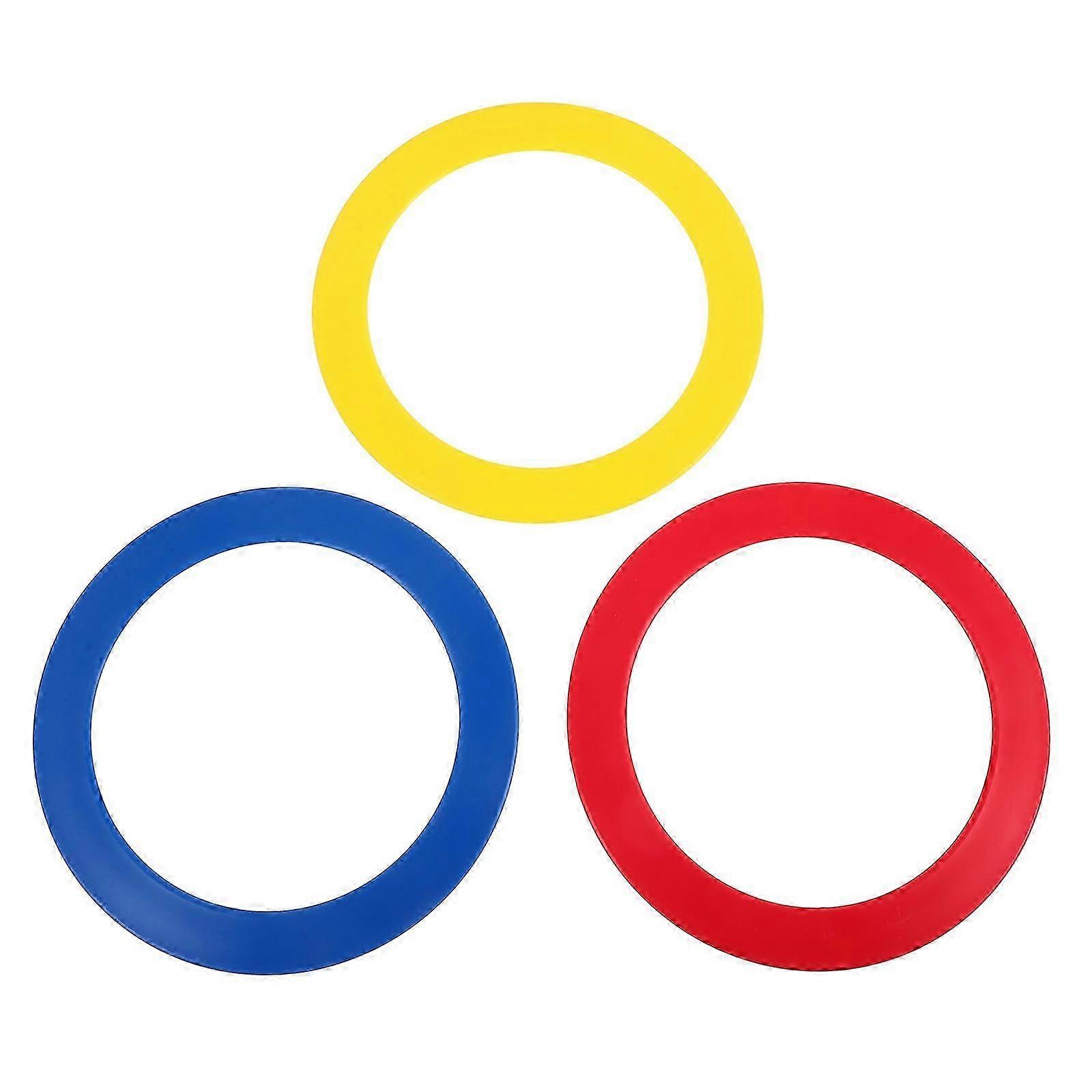 Hand Throwing Ring Props 3Pcs for Acrobatic Circus Juggling Performance