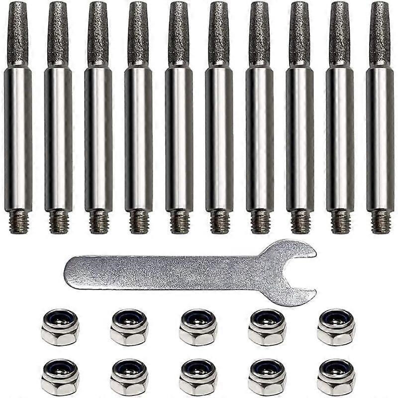 (10pcs) Chainsaw Sharpener, Sharpener for Chainsaw Chain Sharpener, Chain Sharpener, Chainsaw and Sharpening,4mm