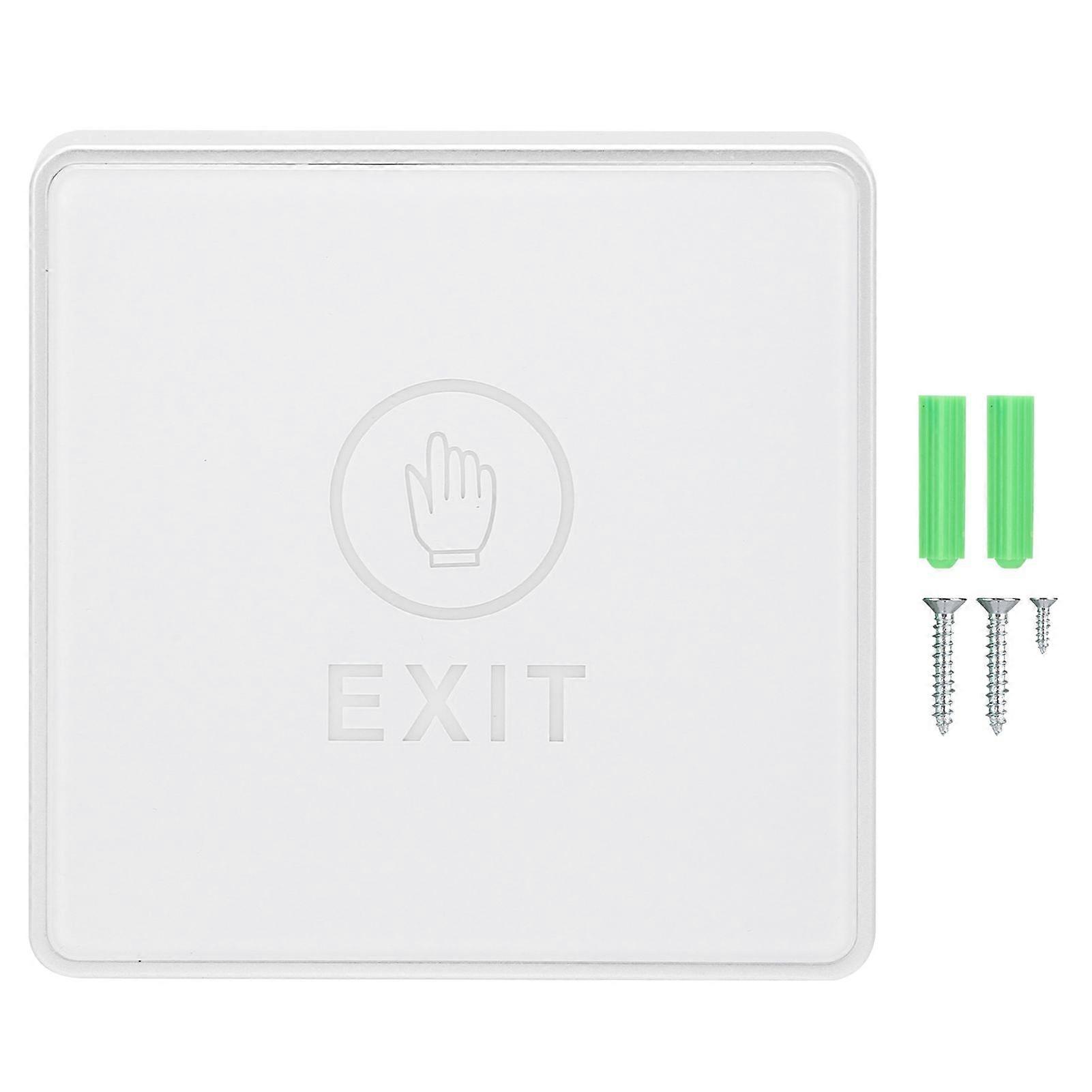 LED Display Access Control Door Exit Switch Touch Button Sensitive Reaction with Mounting Screws