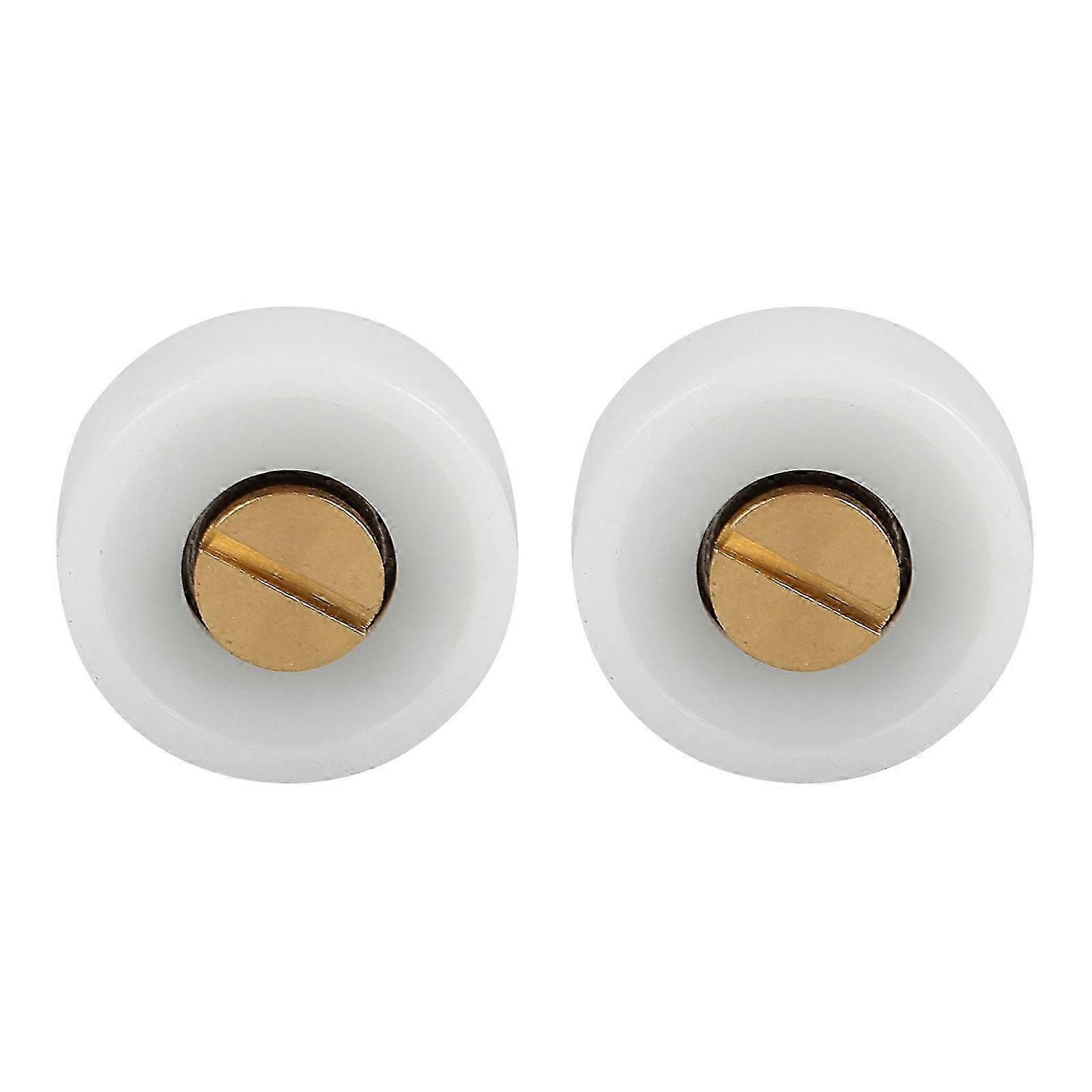 Gate Supporting Wheel Classic Design Plastic U-Groove 2Pack