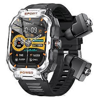 GT55 2-w-1 Słuchawki TWS kompatybilne z Bluetooth Inteligentny zegarek Monitorowanie zdrowia Kompatybilny z Bluetooth Cal