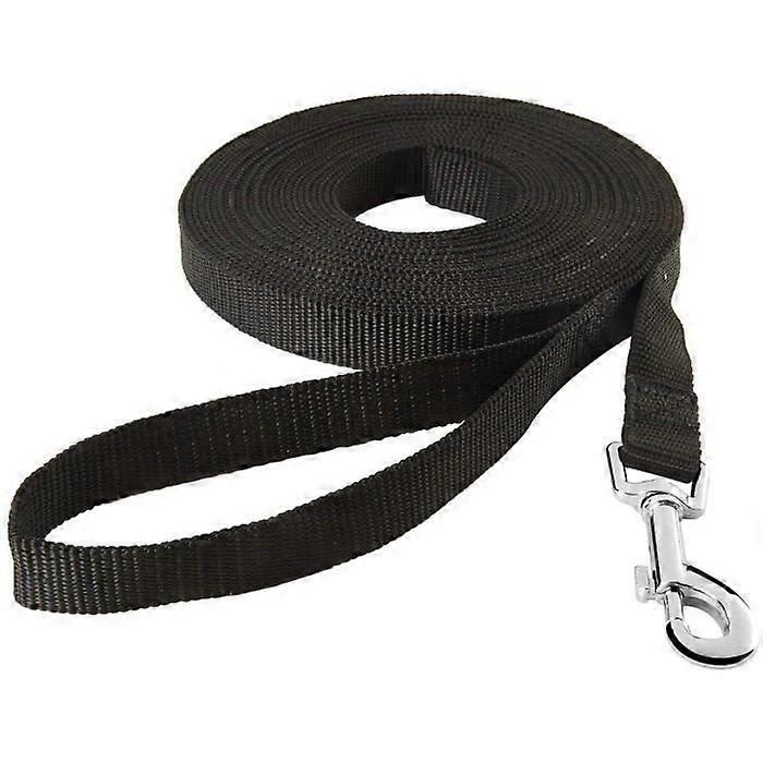 Black 10M Dog Cat Training Leash Nylon Strap Walking