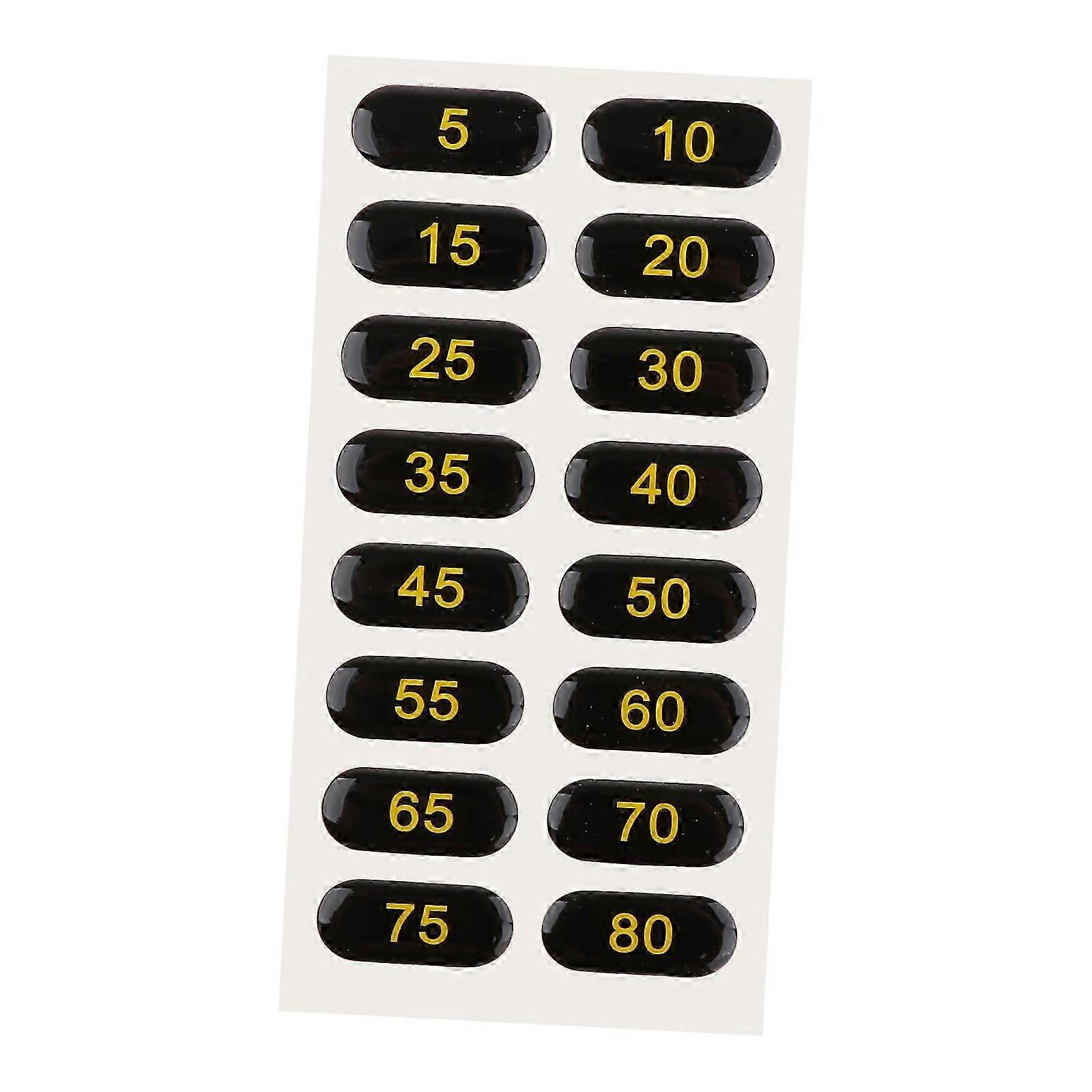 Weight Stack Labels Number Stickers Compatible withIndoor Gym Strength Training Workout