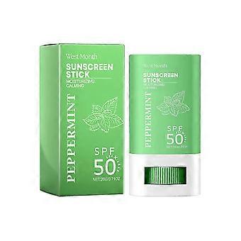 Mint Sunscreen Stick - Non-Oily UV Protection Cream with Isomonarch Acid & Peppermint Extract
