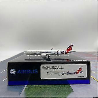 Diecast 1/400 Scale British Airways A321NEO Alloy Airplane Model Collection Souvenir Ornaments Display Toys Gift