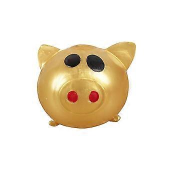 Bola de descompressão de porcos Vent Toy Crianças Brinquedo de Descompressão Adulta (dourado)100ml