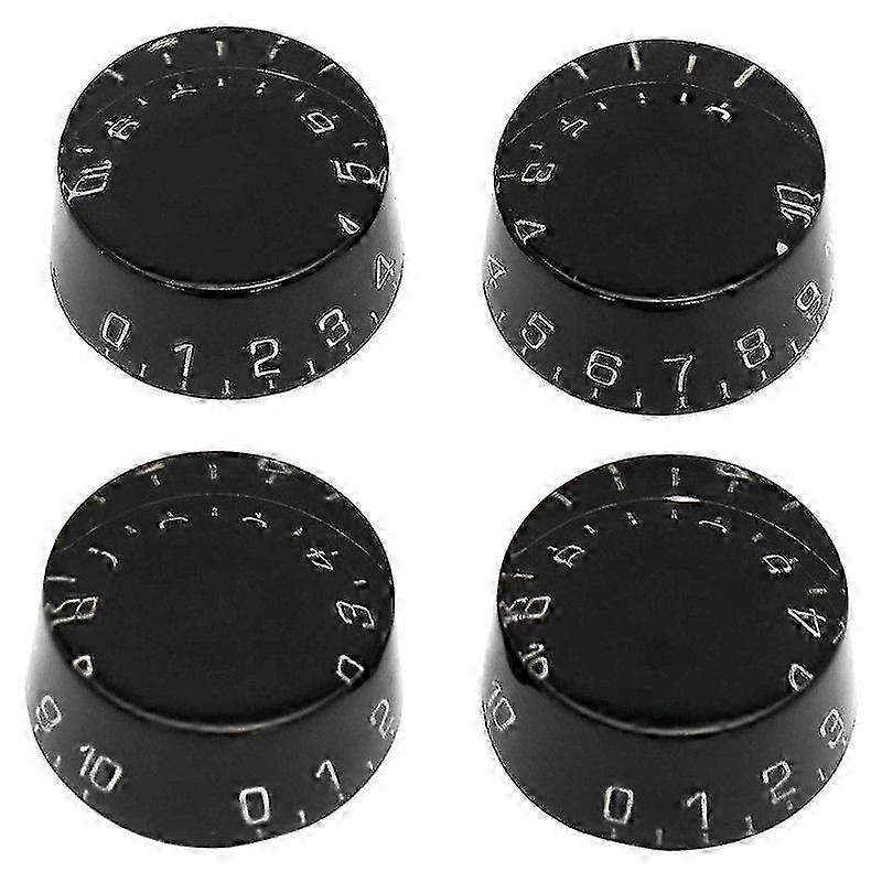4Pcs Electric Guitar Top Hat Knobs Speed Volume Tone Control Knobs Compatible compatible with Les Paul LP Style Guitar
