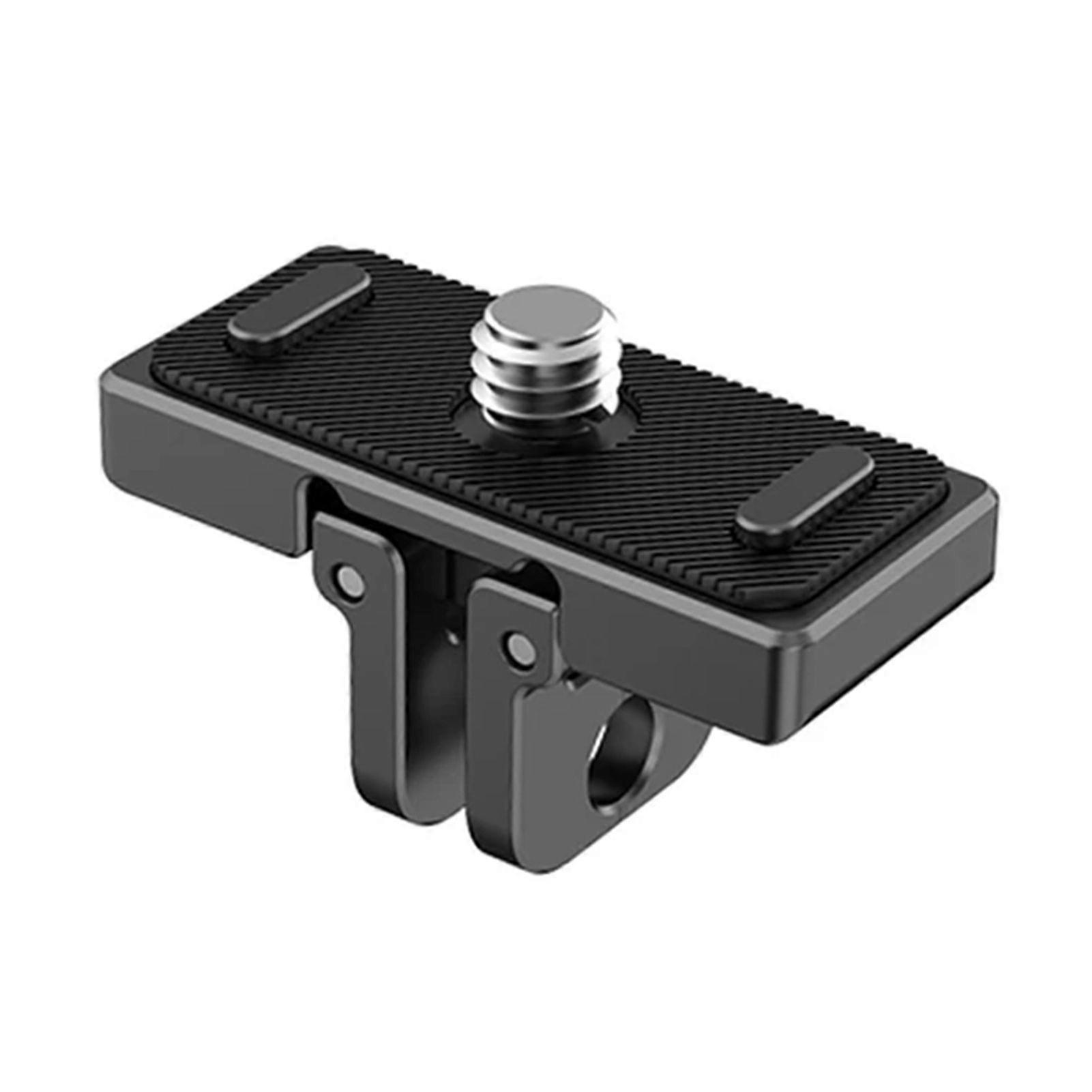 Action Camera Magnetic Quick Release Base Shock Absorption Portable Simple Installation Folding Design Magnetic Adapter Mount Quick Release Bracket fo