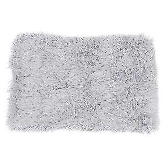 Couverture pour animaux de compagnie, couverture pour chien pour un sommeil chaud, 2 pièces, tapis en peluche gris clair