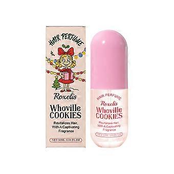 2pcsChristmas Cookie Hair Fragrance Spray, Mild, Natural, Fresh and Elegant, Portable for Daily Use