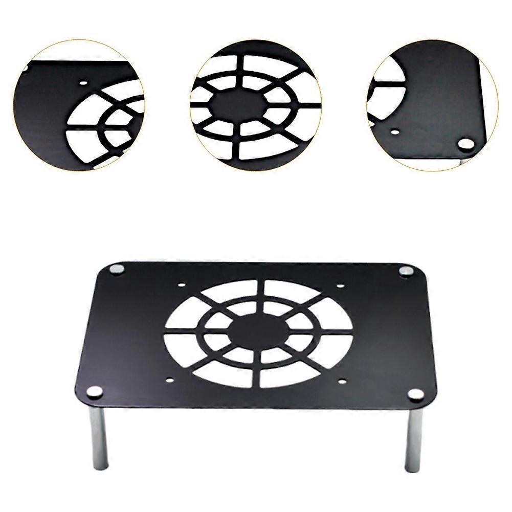 Routers Cooling Base Multipurpose Heat Dissipation Rack Set-Top Box Bracket Routers Cooling Rack Black