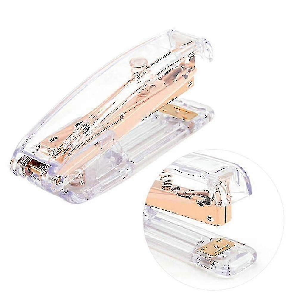 Transparent Desktop Stapler Student Stapler School Supplies