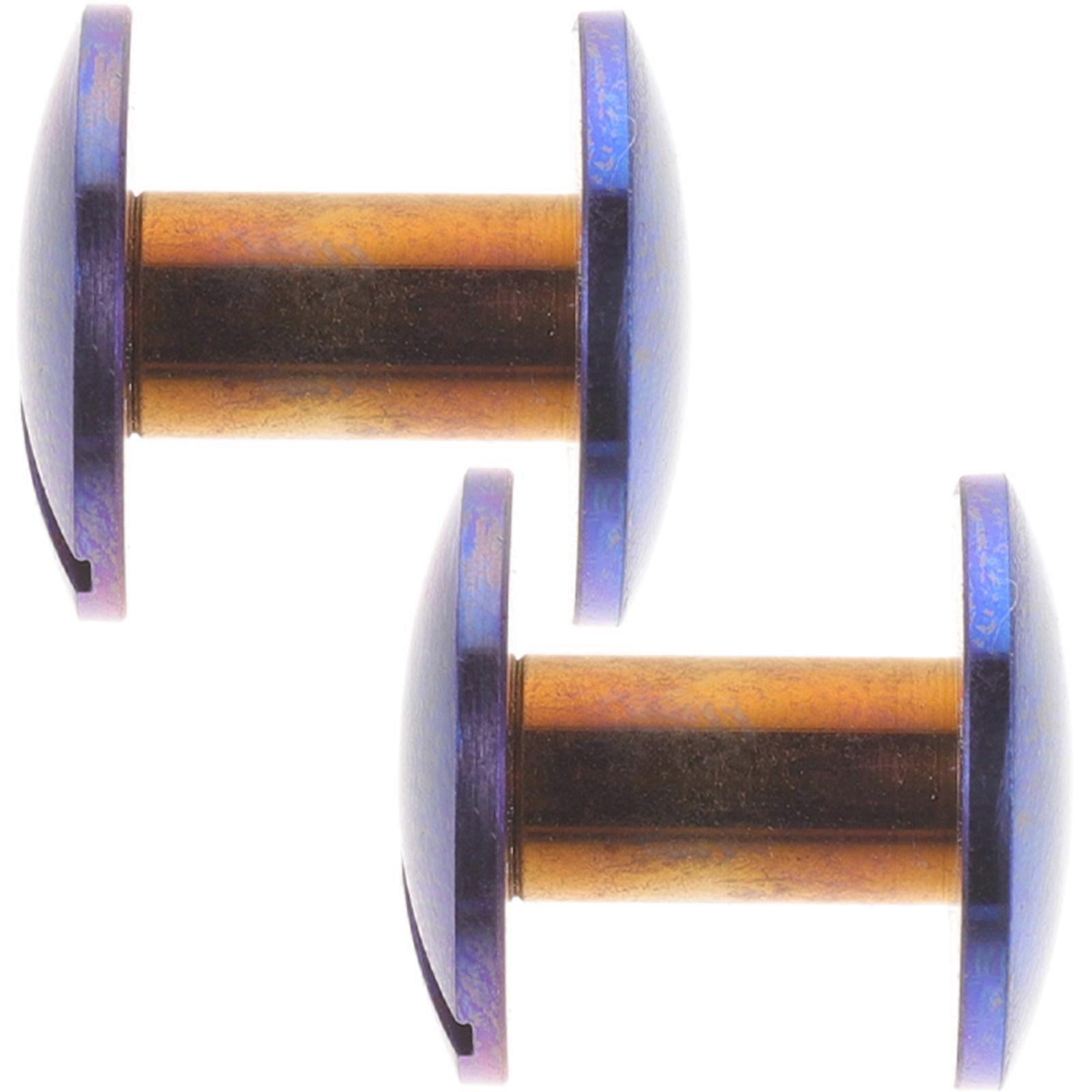 2pcs Chicago Screw Binding Post Replacement Belt Binding Barrel And Screw