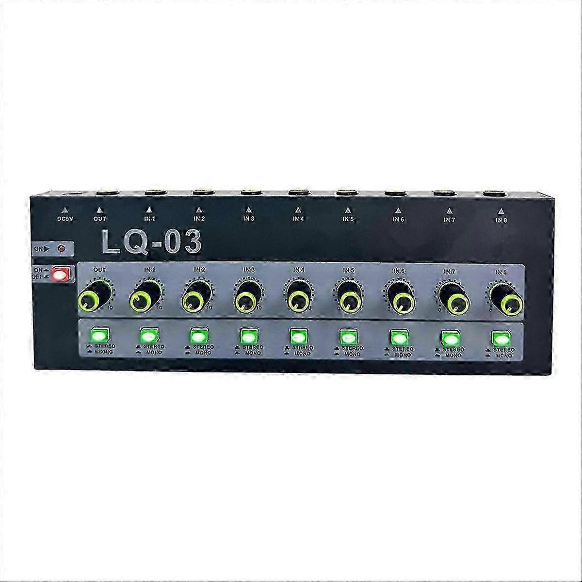 -03 Mini Mixer Microphone Mixer Amplifier Audio Input US Plug