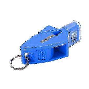 Outdoor Crisp Sound Plastic Whistle for Basketball with Lanyard and Finger Clip