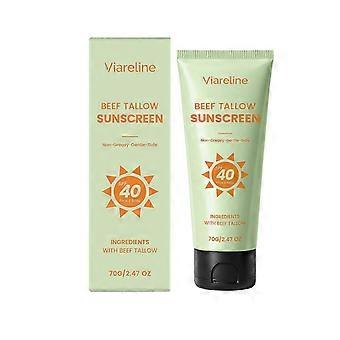 2 szt. Lekki krem ​​ochronny z awokado, delikatny, lekki krem ​​przeciwsłoneczny na co dzień z filtrem SPF40, nietłusty, przyjazny dla skóry twarzy i ciała