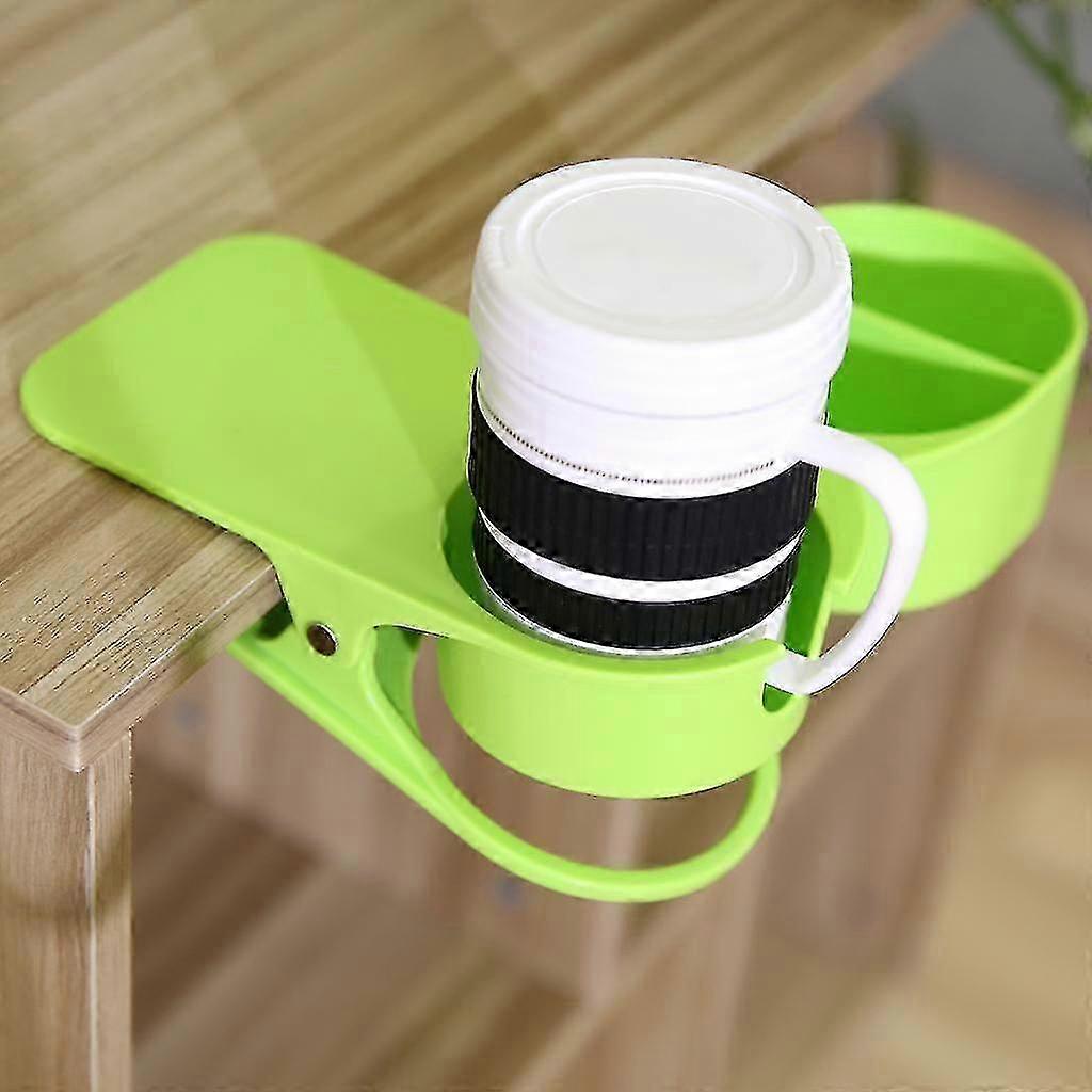 4pcs Multi-functional Home Office Table Desktop Cup Holder Clamps Clips