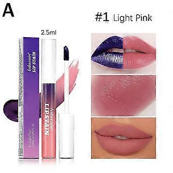 #1 Light Pink Peel-off Lip Stain 2.5ml, Tinted Lip Glaze Base Color, Waterproof Long-Lasting Finish - 1x Tear Off Lip Stain Lip Glaze