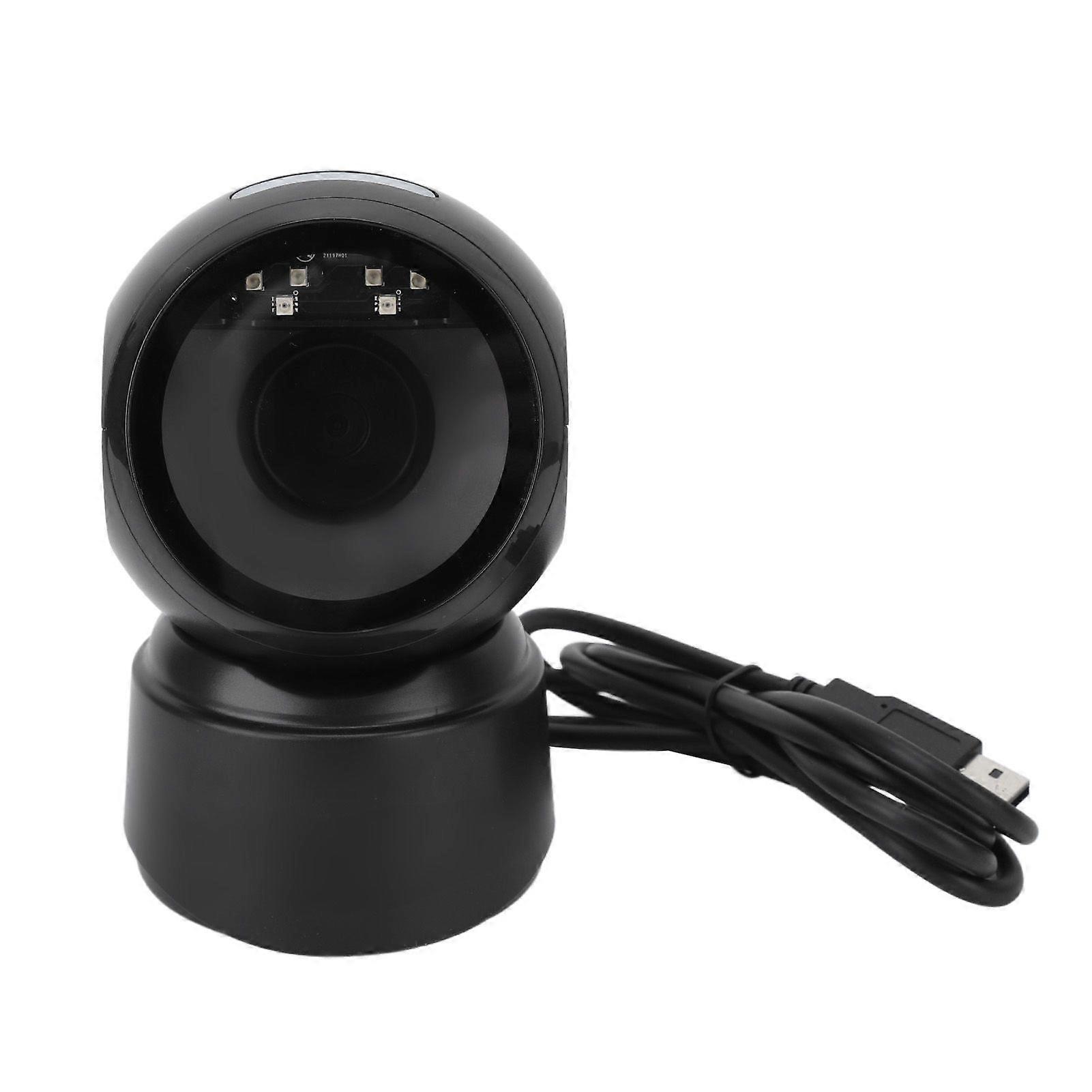 Barcode Scanner 1D 2D QR Reading USB Automatic Infrared Screen Sensing Wired Barcode Reader for Laptop