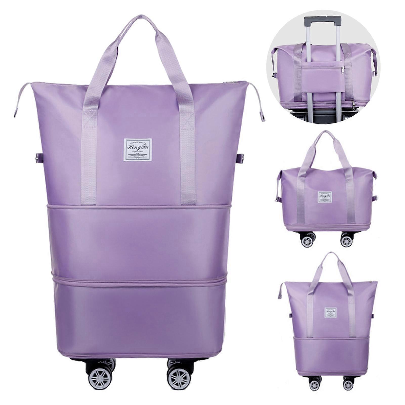 Large Capacity Duffel with Wheels, Expandable Design Multiple Compartments Waterproof