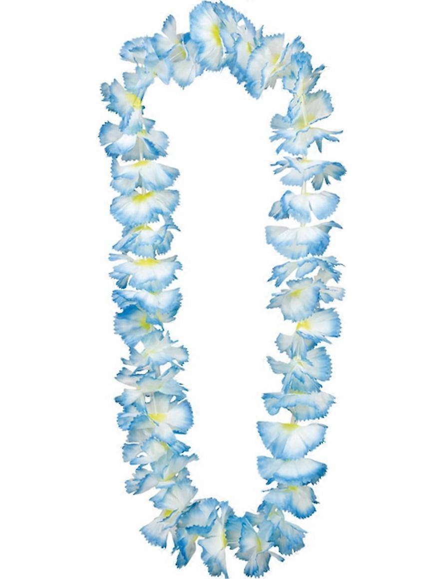 Light blue Hawaiian necklace