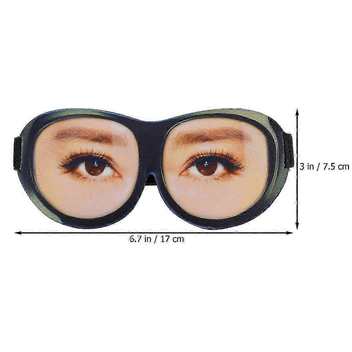 Creative Eye Eyeshade compatible with Wearing 3D Stereoscopic Sleeping Eyeshade