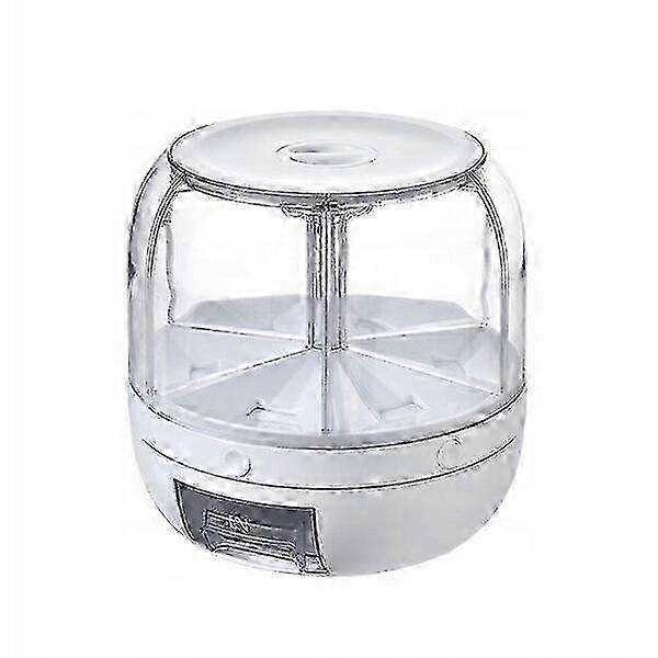 6L Rotating Kitchen Grain Storage Unit